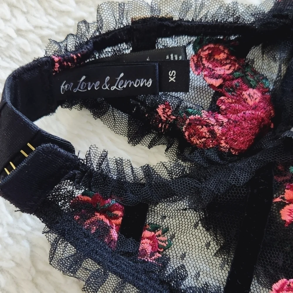 New!For‎ Love and Lemons Rosebud Bustier